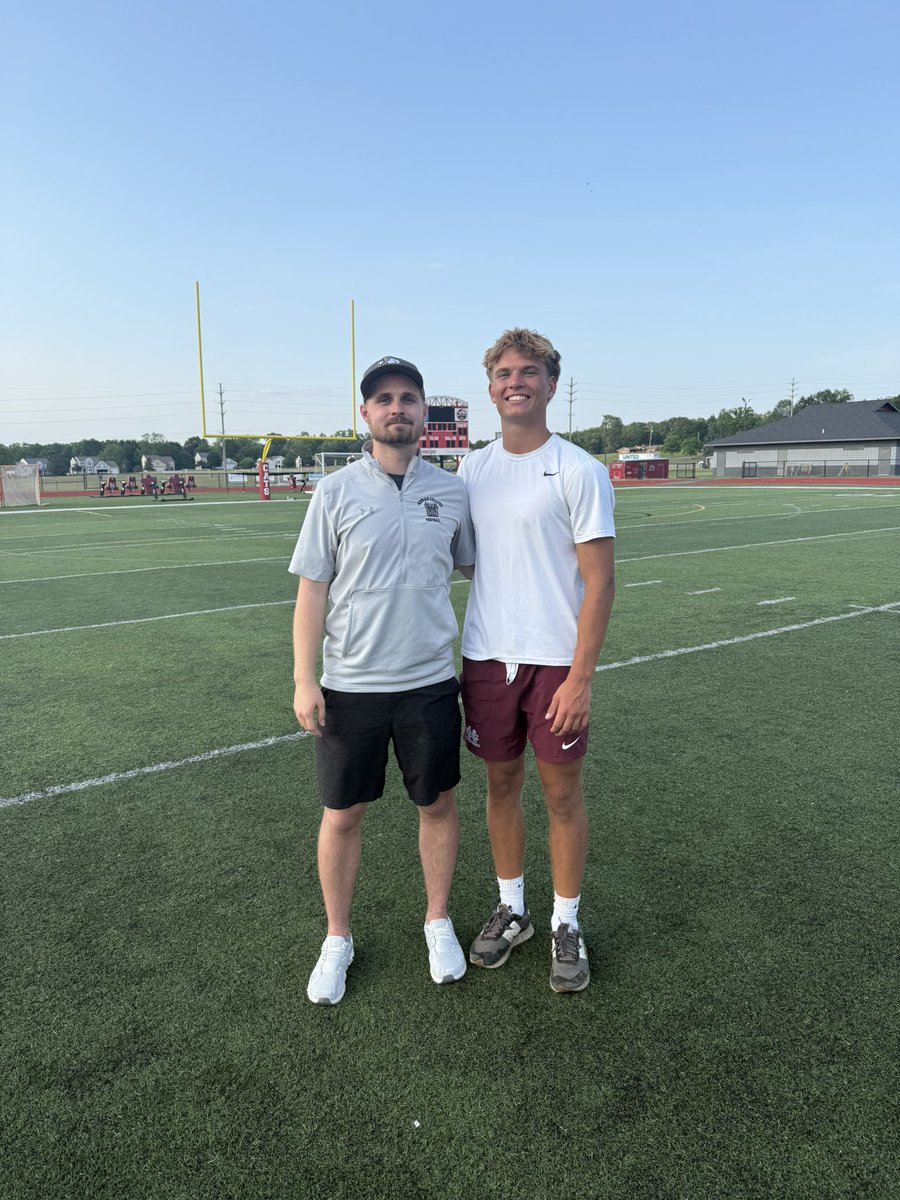 Simon Grotenhuis (@simongrotenhuis) on Twitter photo Excited to announce I’ve received my first offer from Adrian!
AGTG🙏 <a href="/AdrianCollegeFB/">Adrian College Football</a> <a href="/JebPalka/">Jeb Palka</a> <a href="/Coach_Ty_Palka/">Tyler Palka</a> <a href="/Coach_Palka/">Joe Palka</a> <a href="/DaveAbberger/">Dave Abberger</a> <a href="/HCFBMaroons/">Holland Christian Football</a> Excited to announce I’ve received my first offer from Adrian!
AGTG🙏 <a href="/AdrianCollegeFB/">Adrian College Football</a> <a href="/JebPalka/">Jeb Palka</a> <a href="/Coach_Ty_Palka/">Tyler Palka</a> <a href="/Coach_Palka/">Joe Palka</a> <a href="/DaveAbberger/">Dave Abberger</a> <a href="/HCFBMaroons/">Holland Christian Football</a>