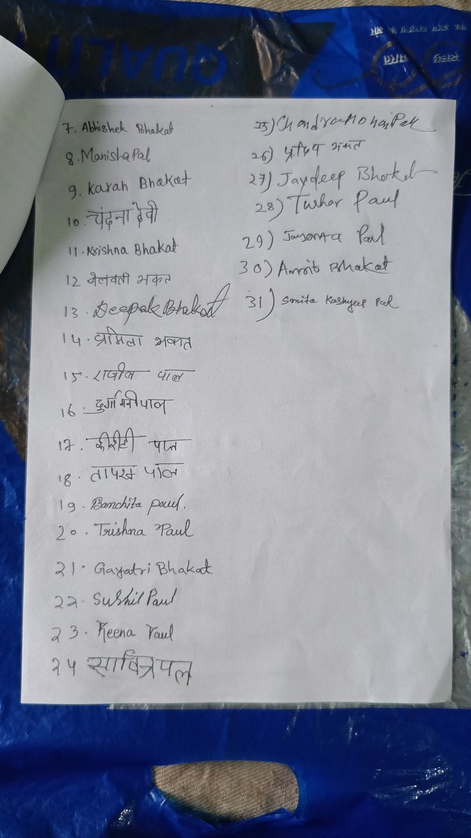 BhakatMoushami's tweet photo. महोदय,उपरबांधा ग्राम के मध्य में ग्राम निवासी रोमन पॉल के द्वारा बिना NOC के पोल्ट्री फार्म ग्राम में चलाने के संबंध में
मुसाबनी CO सर का कहना है कि कोई आदेश नहीं दिया गया पुनः चालू करने का,अर्थात् मुसाबनी थाना में 11जून25,को आवेदन दिया गया है जिसका कार्यवाही अभी तक नहीं किया गया https://t.co/VgCy46SgVG