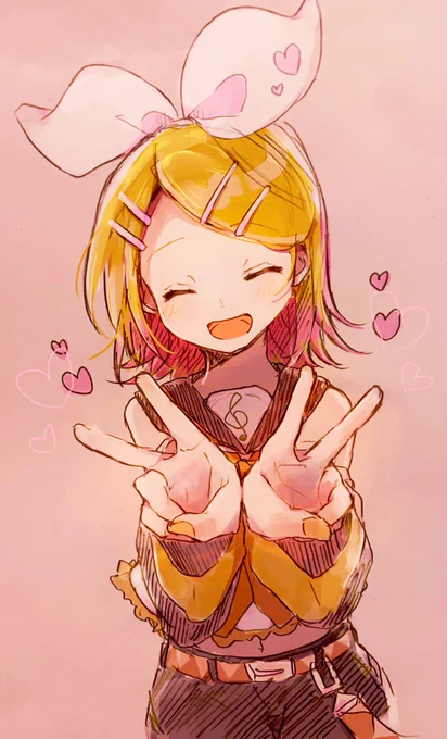 自分が描く鏡音リンがつまり最強ってコト……!!!!!
