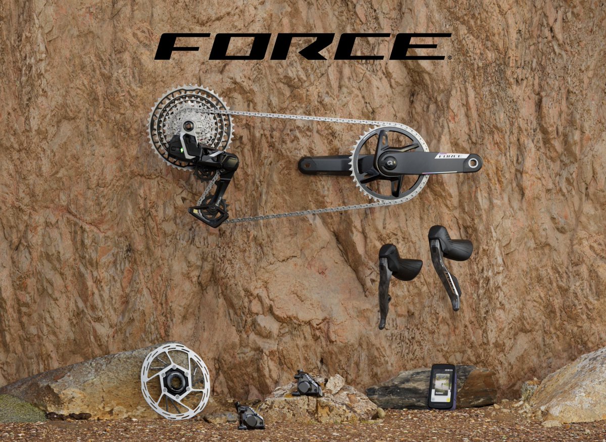 ManyS_cycle's tweet image. 🚨SRAM新型コンポーネント登場🚨
#Force AXS E1 &amp;amp; #Rival AXS E1⚙

Red E1譲りの設計で全てが進化✨
✔ ブレーキ性能UP
✔ 軽量化
✔ 高速シフティング
✔ XPLR 1×13s 仕様あり
✔ Force Power Meterはスレッドマウント式

力を100%パフォーマンスに注ぎこめるNew AXS💥

#SRAM #AXSE1 #新型コンポ