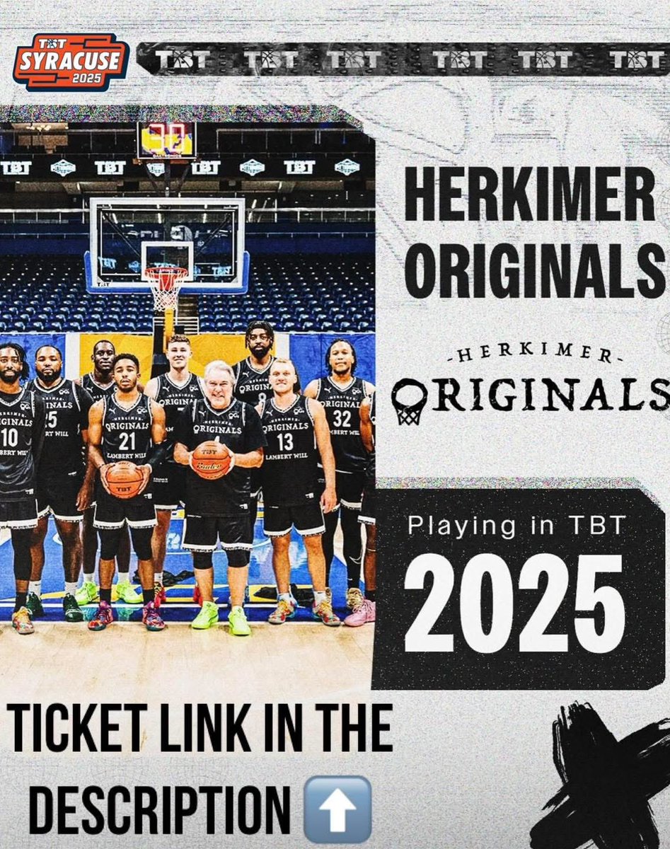 The Human Calculator (@humancalculator) on Twitter photo 🚨TBT Head Coach Announcement🚨
The Herkimer Originals <a href="/HerkimerOGs/">Herkimer Originals</a> are proud to announce David Golembiowski as our Head Coach for this year's The Basketball Tournament run🔥🔥
A soon to be SUNY Poly Hall of Famer, ABA All-Star, and longtime Herkimer OG, Coach Golembiowski 🚨TBT Head Coach Announcement🚨
The Herkimer Originals <a href="/HerkimerOGs/">Herkimer Originals</a> are proud to announce David Golembiowski as our Head Coach for this year's The Basketball Tournament run🔥🔥
A soon to be SUNY Poly Hall of Famer, ABA All-Star, and longtime Herkimer OG, Coach Golembiowski