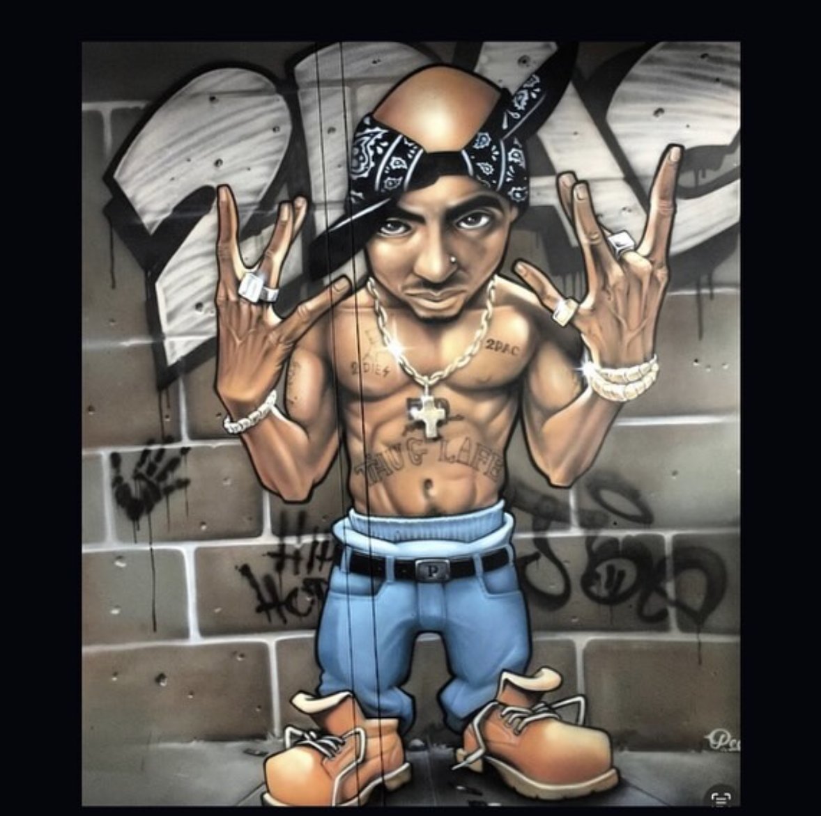 2PAC's tweet image. 1. @vladrealart London, U.K.
2. @timothygoodman NY, U.S.
3. @leobbrum Santa Maria, Brazil
4. @peque_vrs Sydney, Austraila