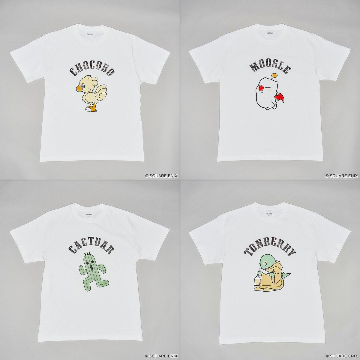 FF：「ファイナルファンタジーシリーズ Tシャツ チョコボ・モーグリ
