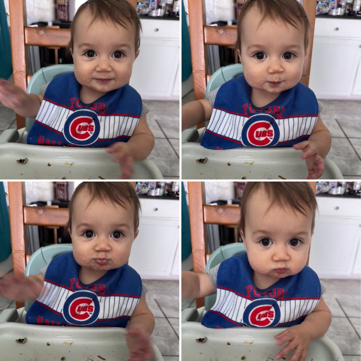 Successfully indoctrinating my adorable niece 😉🐻 <a href="/Cubs/">Chicago Cubs</a> <a href="/WatchMarquee/">Marquee Sports Network</a>