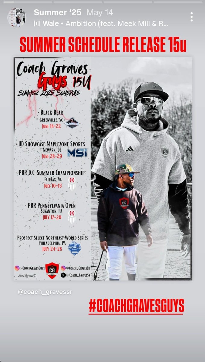essentino3's tweet image. Summer ball starts tomorrow #LetsGo @Coach_GravesSr