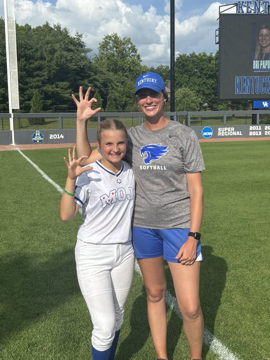 Thank you <a href="/UKsoftball/">Kentucky Softball</a>  for having 2031 Kaitlyn Kennedy at your pitching camp today! She learned a lot and had a great time! <a href="/gbaalman25/">Grace Baalman</a>