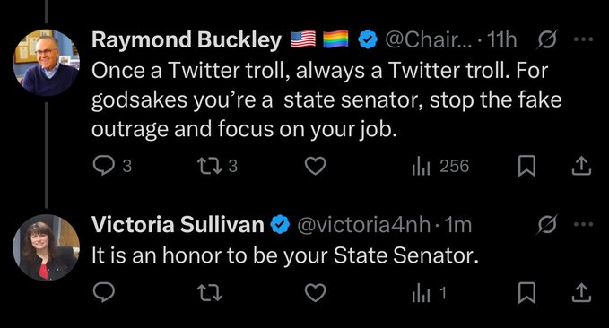 Conservativeind's tweet photo. As usual, Buckles the Clown abhors a woman who dares to share her opinion if it disagrees with his assbackwards ANTI-Women politics #NHPolitics #DumpALLDemocrats #BootBuckley https://t.co/iBmO7y4S8I