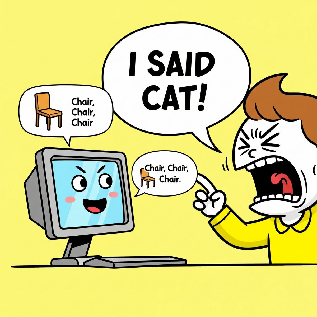 ArtificiallyIsh's tweet image. We love what technology can do…
until we realize it sometimes gets the simplest things completely backwards. 
Here’s to all the moments we’re misunderstood by our own creations.
#AIFrustrations #NotSoIntelligent #ArtificiallyIntelligentIsh