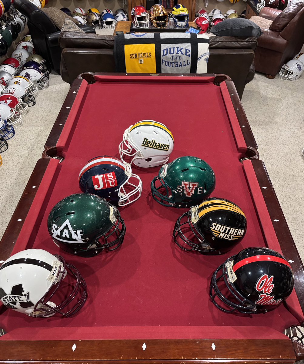 Jerry Quickel (@jerryquickel) on Twitter photo State of Helmets #26! Mississippi has 9 college football programs. I have 7 but most are very dated! Mississippi also has a great Junior College system but I do not have any of those yet! Missing <a href="/AlcornStateFB/">Alcorn Football</a> and <a href="/MajorsFootball/">Millsaps Football</a>. <a href="/FCSNationRadio1/">FCS Nation Radio</a> <a href="/D2Football/">D2Football</a> <a href="/D3FBHuddle/">In The (D3FB) Huddle</a> State of Helmets #26! Mississippi has 9 college football programs. I have 7 but most are very dated! Mississippi also has a great Junior College system but I do not have any of those yet! Missing <a href="/AlcornStateFB/">Alcorn Football</a> and <a href="/MajorsFootball/">Millsaps Football</a>. <a href="/FCSNationRadio1/">FCS Nation Radio</a> <a href="/D2Football/">D2Football</a> <a href="/D3FBHuddle/">In The (D3FB) Huddle</a>