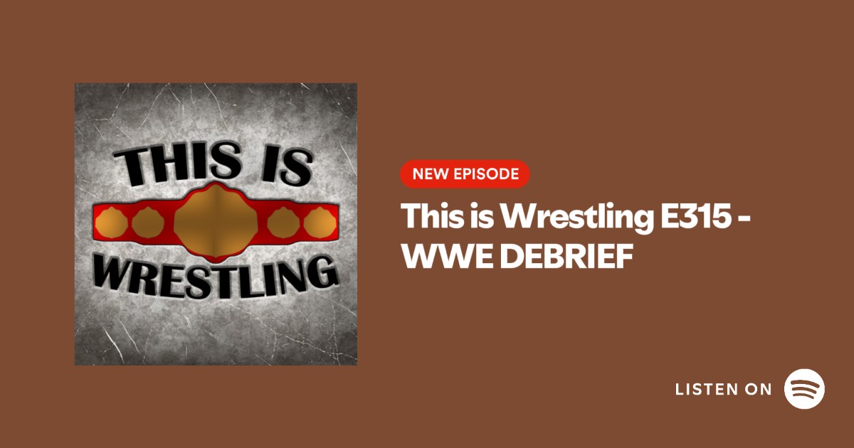 LINK: open.spotify.com/episode/5lr6OE…

On the latest edition of This is Wrestling, Lee Versage and Zach McGibbon give a debrief on last week's episode surrounding WWE. 

Please RT!