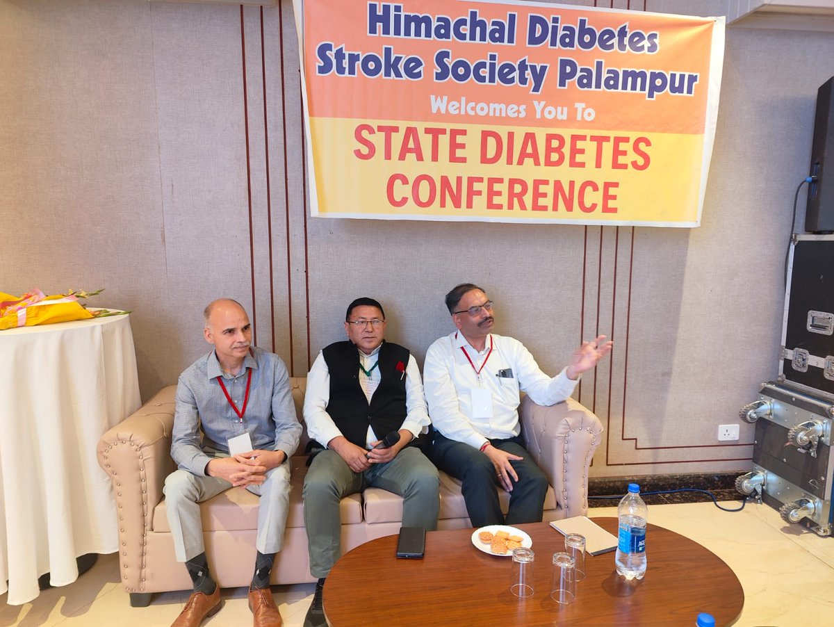 dtohpkgr's tweet photo. ⏯️Had fruitful discussion: Preventing TB in diabetics during TB-DM panel, State Diabetes Conference, Palampur, Kangra 🇮🇳

🔍 @DrRKSood Urged clinicians 2 screen diabetics — Chest X-ray &amp; TBI testing (CyTB)

🎯TB Preventive Treatment (TPT) vital for Diabetics

#TBMuktBharat #EndTB https://t.co/qdz1GNKG7q