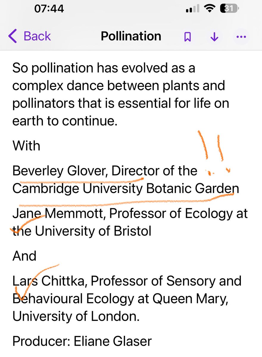 Gitanjali Yadav (@gilienv) on Twitter photo When your choice of morning walk PlayBack takes you back in time
Listenin’ to the lovely voice of <a href="/Beverley_CUBG/">Beverley Glover</a> <a href="/camplantsci/">Department of Plant Sciences Cambridge</a> on Pollination <a href="/BBCInOurTime/">In Our Time</a>! Missing <a href="/CUBotanicGarden/">Cam Botanic Garden</a>
Nobody can describe #evolution #BeeBorders or Alice’s #Wonderland like you my dearest Beverley! When your choice of morning walk PlayBack takes you back in time
Listenin’ to the lovely voice of <a href="/Beverley_CUBG/">Beverley Glover</a> <a href="/camplantsci/">Department of Plant Sciences Cambridge</a> on Pollination <a href="/BBCInOurTime/">In Our Time</a>! Missing <a href="/CUBotanicGarden/">Cam Botanic Garden</a>
Nobody can describe #evolution #BeeBorders or Alice’s #Wonderland like you my dearest Beverley!