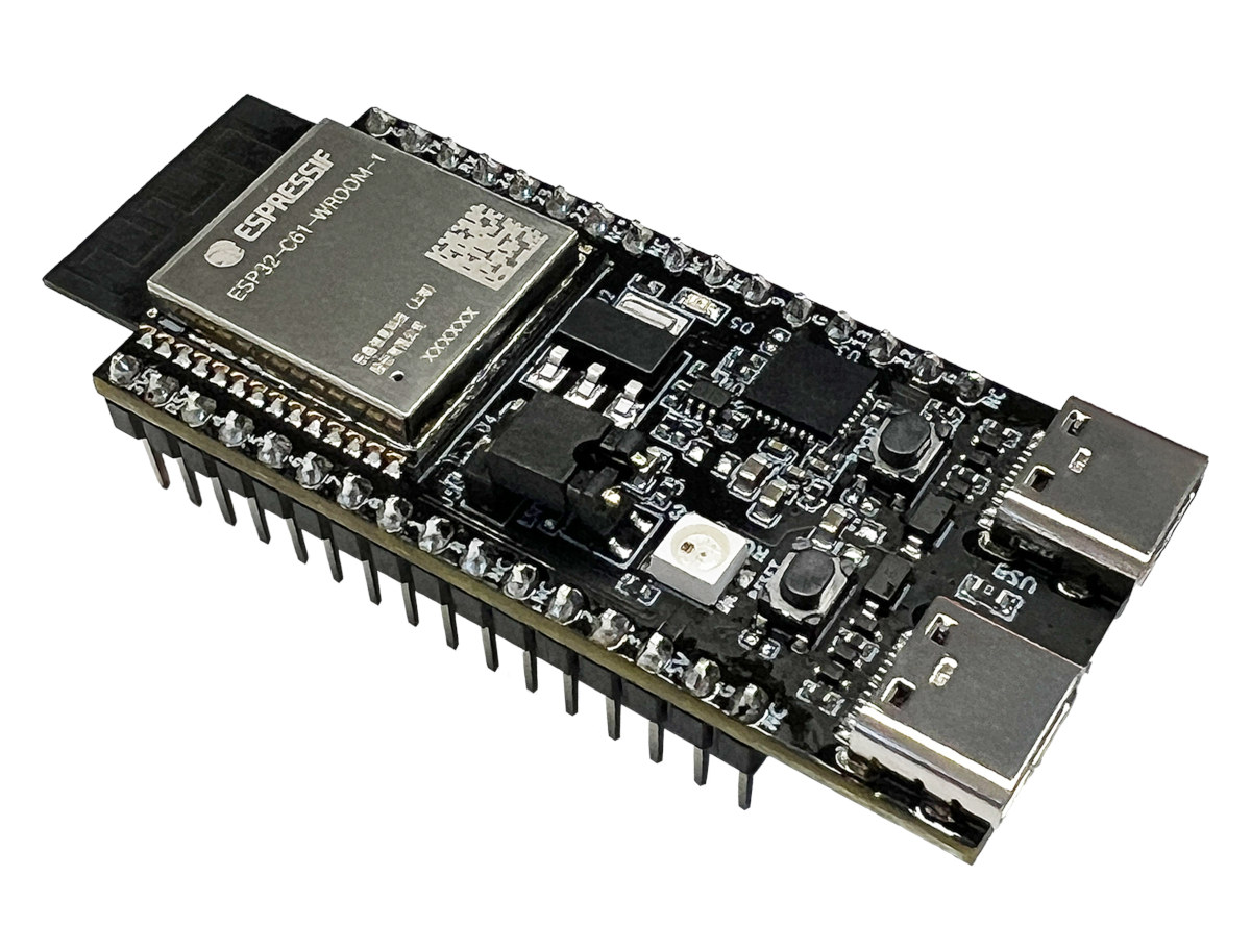 cnxsoft's tweet image. .@EspressifSystem ESP32-C61 low-cost WiFi 6 and BLE SoC has now entered mass production, and a devkit is available for $9.
cnx-software.com/2025/06/16/esp…

The ESP32-C61 is a low-cost version of the ESP32-C6 without an 802.15.4 radio, a lower 120 MHz frequency, reduced memory and…