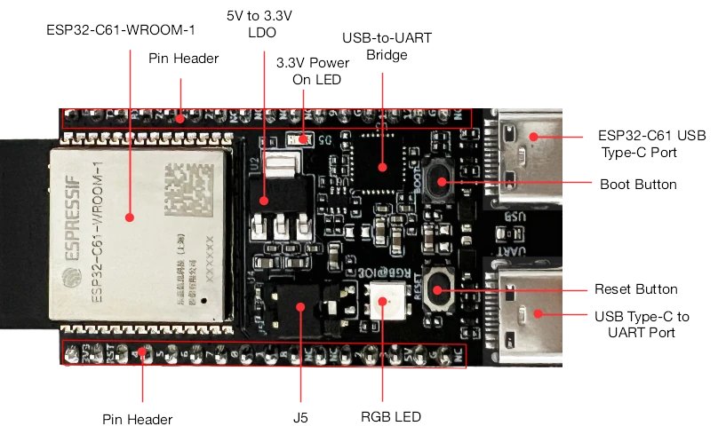 cnxsoft's tweet image. .@EspressifSystem ESP32-C61 low-cost WiFi 6 and BLE SoC has now entered mass production, and a devkit is available for $9.
cnx-software.com/2025/06/16/esp…

The ESP32-C61 is a low-cost version of the ESP32-C6 without an 802.15.4 radio, a lower 120 MHz frequency, reduced memory and…