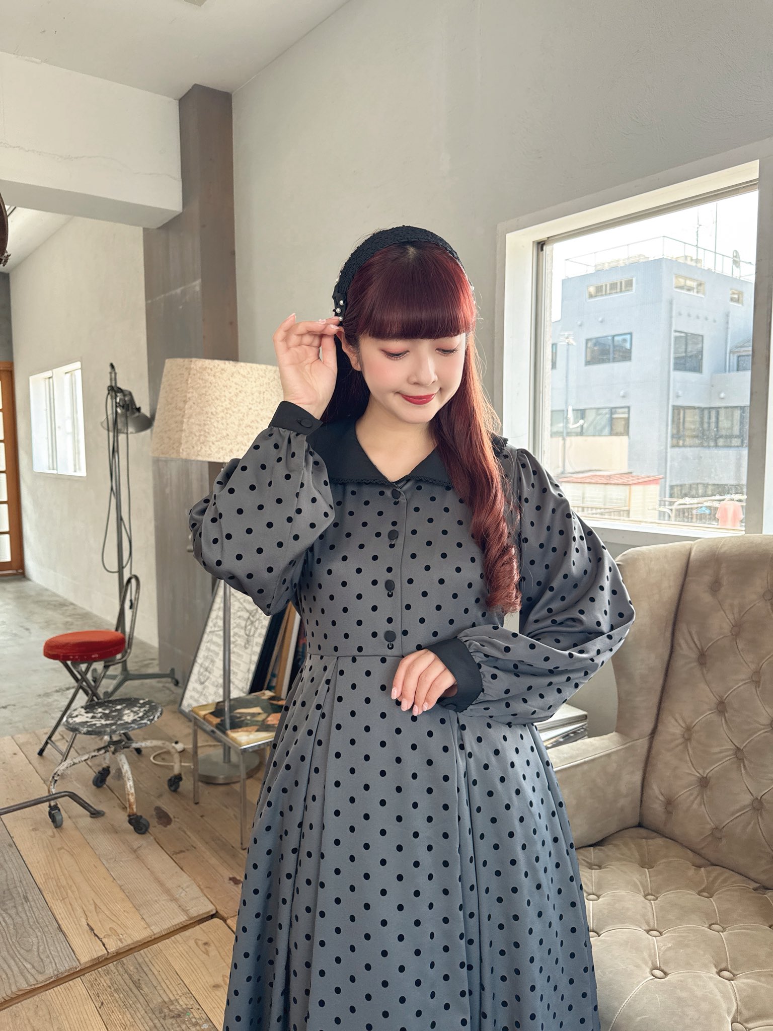 alcali✕misakoaoki受注未開封サテンチュールカチューシャ青木美沙子 しまむら - ☆しまむら 青木美沙子 カチューシャ☆の通販 by