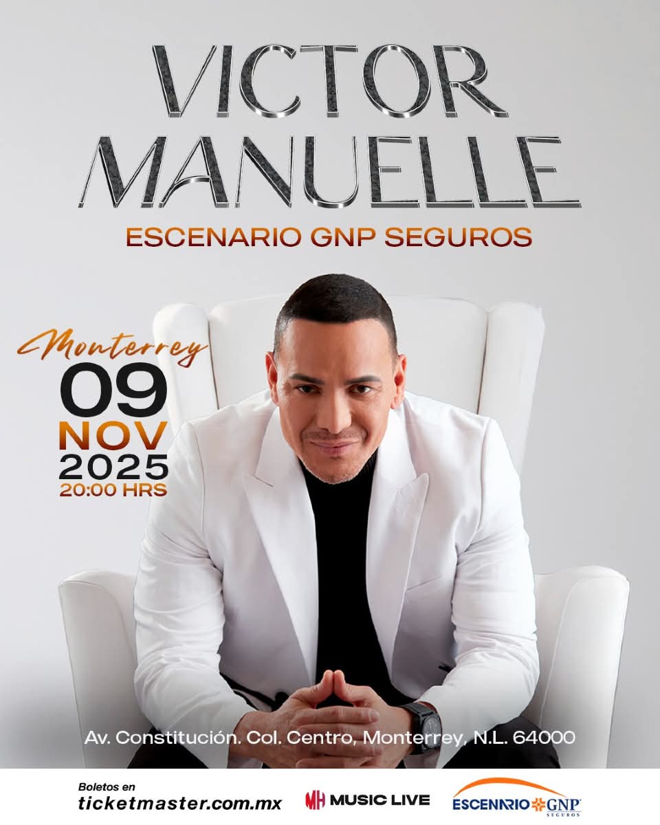 FANSPECADOPVM's tweet photo. @VictorManuelle   llega con todo el ritmo de la salsa a nuestro escenario ¡Este 09 de noviembre no te puedes perder esta gran fiesta! 🎉 Boletos disponibles mañana a partir de las 11:00 am por Ticketmaster👀

🎤💃 ¡Vamos a cantar y bailar con la banda completa! https://t.co/1DzDCiwDmX