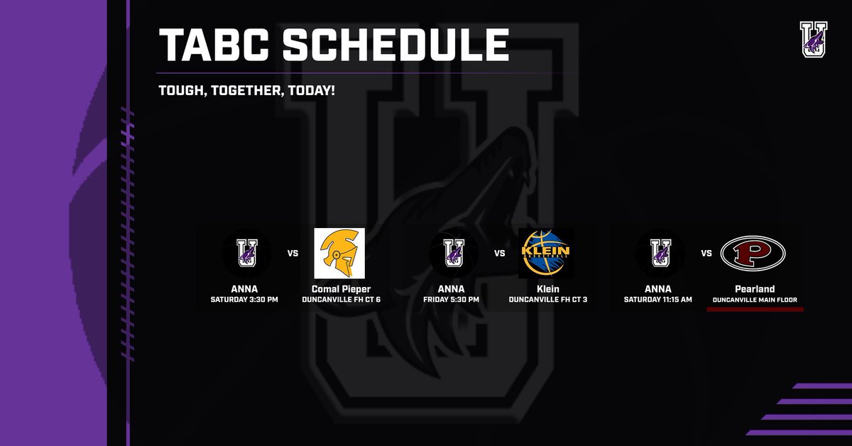 We are excited to have the opportunity to compete this weekend in the TABC showcase. Our players have heard from A&amp;M CC, Indiana State ,Nebraska at Omaha, Morehead State, Troy, &amp; other Programs about watching us! @GASOMASS <a href="/JayFryeNBA/">Jay Frye</a> @AnnaISDsports