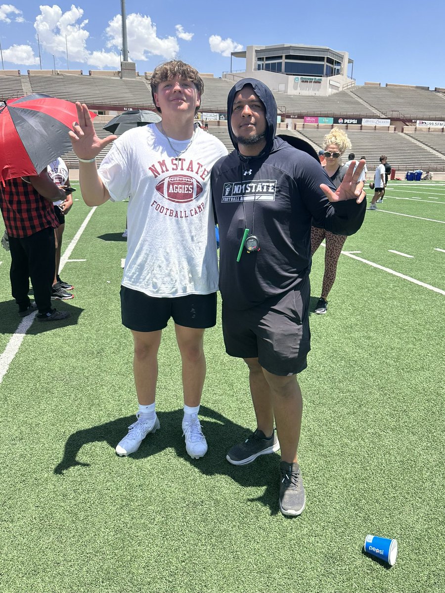Jesse Richardson (@jrichardson2026) on Twitter photo Thank you for the invite <a href="/_CoachPowell/">Taylor Powell</a>! Great camp, Thank you <a href="/CoachHen_1/">Jared Hensley</a>! <a href="/coachnovakov/">Coach Novakov</a> <a href="/CoachSwinford/">Coach Jordan Swinford</a> <a href="/coachlucero05/">Lucas Lucero</a> <a href="/coachH2bwill/">Brandon Williams</a> <a href="/RecruitParish/">RecruitParish</a> <a href="/NMStateFootball/">New Mexico State Football</a> Thank you for the invite <a href="/_CoachPowell/">Taylor Powell</a>! Great camp, Thank you <a href="/CoachHen_1/">Jared Hensley</a>! <a href="/coachnovakov/">Coach Novakov</a> <a href="/CoachSwinford/">Coach Jordan Swinford</a> <a href="/coachlucero05/">Lucas Lucero</a> <a href="/coachH2bwill/">Brandon Williams</a> <a href="/RecruitParish/">RecruitParish</a> <a href="/NMStateFootball/">New Mexico State Football</a>