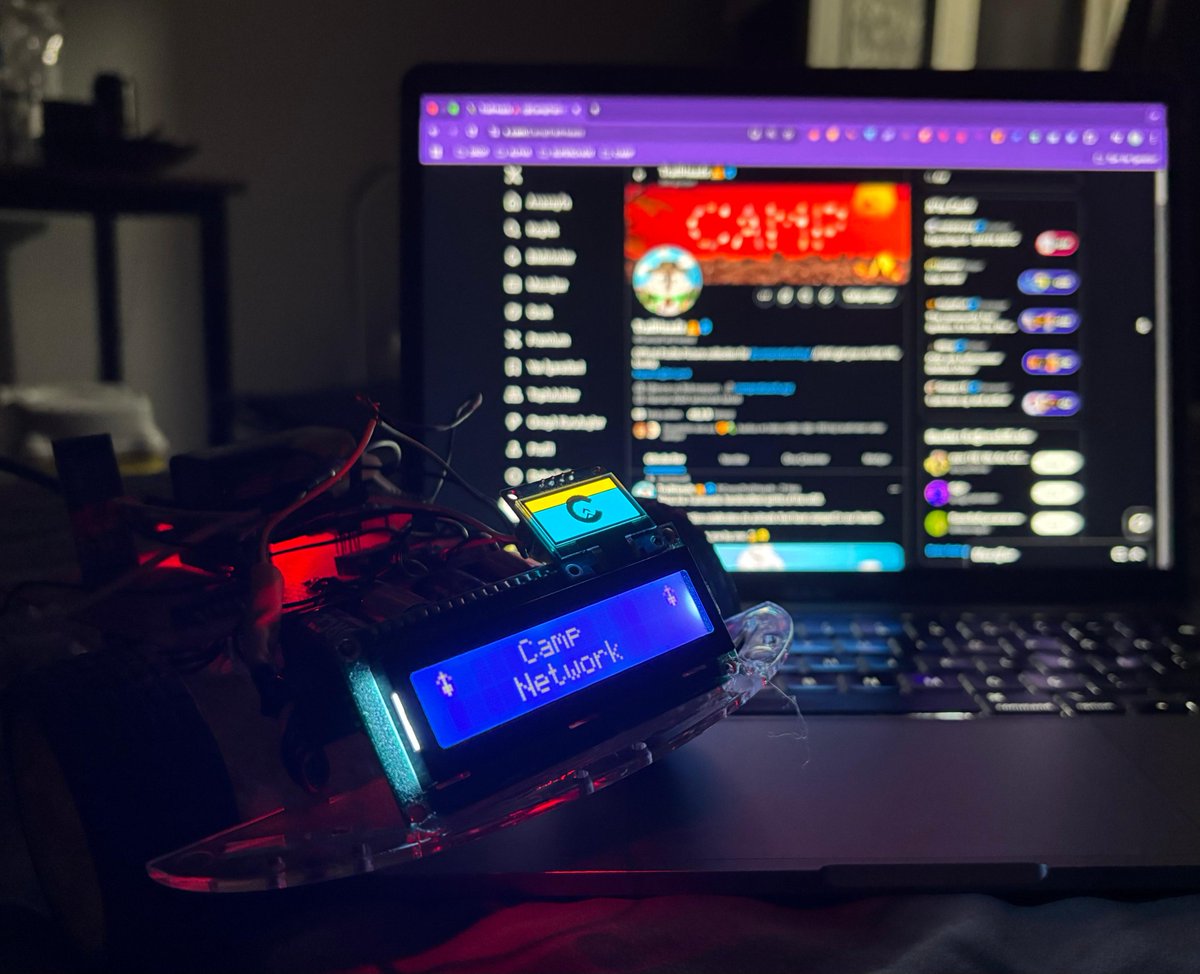 holosko_eth's tweet image. My robot car is ready for the @campnetworkxyz , I'm off to light the @CampTrailHeads campfire, don't be late. 🚓⛺️🔥