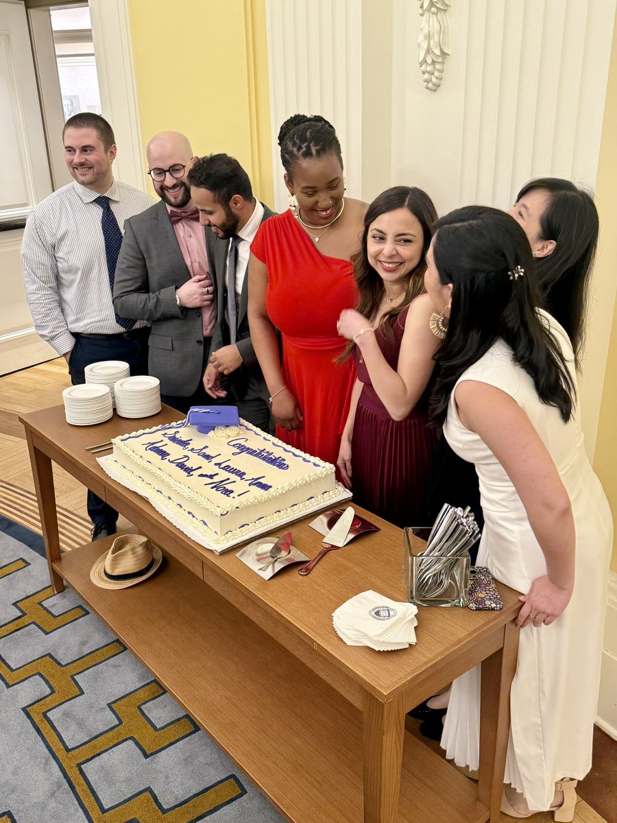 Yale Nephrology (@yalenephrology) on Twitter photo Such a wonderful evening celebrating our fantastic graduates at the beautiful <a href="/Yale/">Yale University</a> Schwarzman Center, filled with a lot of smiles and laughs.
So fun to honor a group (aka flock of bar-tailed godwits, <a href="/brewster_ursula/">Ursula Brewster</a>) we are so proud of!!🪽
Congratulations to our graduates!! Such a wonderful evening celebrating our fantastic graduates at the beautiful <a href="/Yale/">Yale University</a> Schwarzman Center, filled with a lot of smiles and laughs.
So fun to honor a group (aka flock of bar-tailed godwits, <a href="/brewster_ursula/">Ursula Brewster</a>) we are so proud of!!🪽
Congratulations to our graduates!!