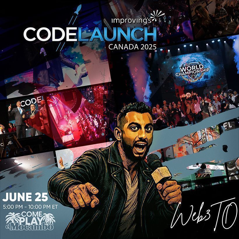 Web3 Toronto (Web3TO) (@web3to) on Twitter photo It's the INAUGURAL TORONTO TECH WEEK @totechweek starting next week and do we have something SPECIAL for YOU!! 🔥🔥
Have you heard of Venture-tainment?!
💥Let us tell you about our BIG night w/ @Improving x Web3 Toronto - <a href="/CodeLaunch/">CodeLaunch</a> Canada 2025 !!💥
👇👇👇🧵🧵🧵 It's the INAUGURAL TORONTO TECH WEEK @totechweek starting next week and do we have something SPECIAL for YOU!! 🔥🔥
Have you heard of Venture-tainment?!
💥Let us tell you about our BIG night w/ @Improving x Web3 Toronto - <a href="/CodeLaunch/">CodeLaunch</a> Canada 2025 !!💥
👇👇👇🧵🧵🧵