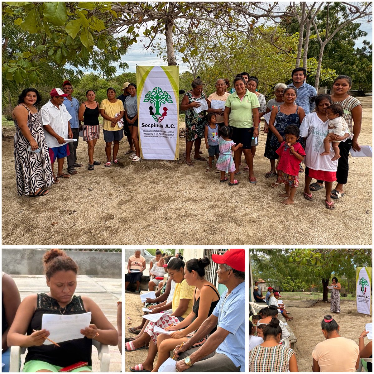 Continuamos en la ruta #Elafro y realizamos nuestra Sesión en El Ranchito, Pinotepa Nacional, la participación comunitaria nutre nuestro compromiso a favor de la Defensa y Promoción de los Derechos Humanos de nuestros pueblos!

#FC1674