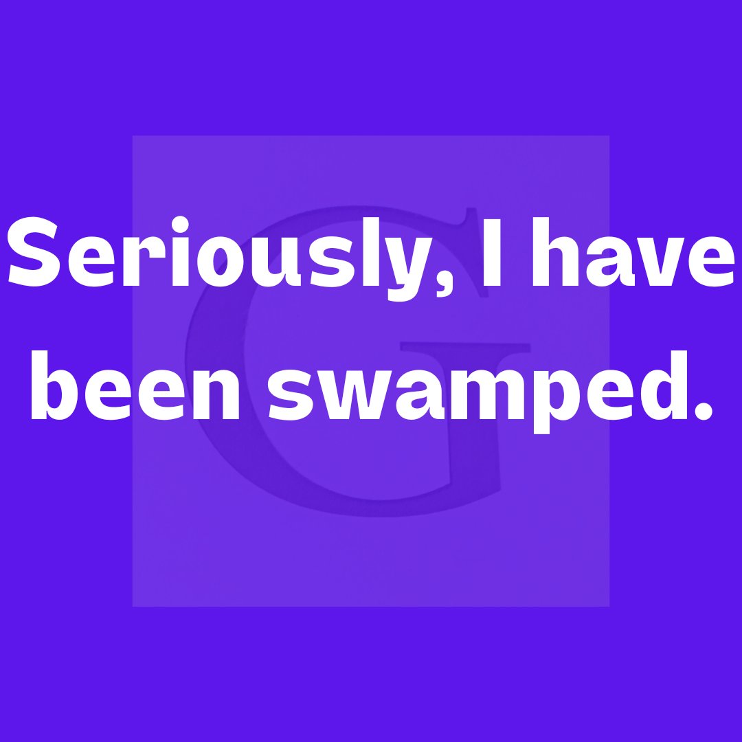 Good morning guys.

How are you doing? I have been busy these past few weeks.