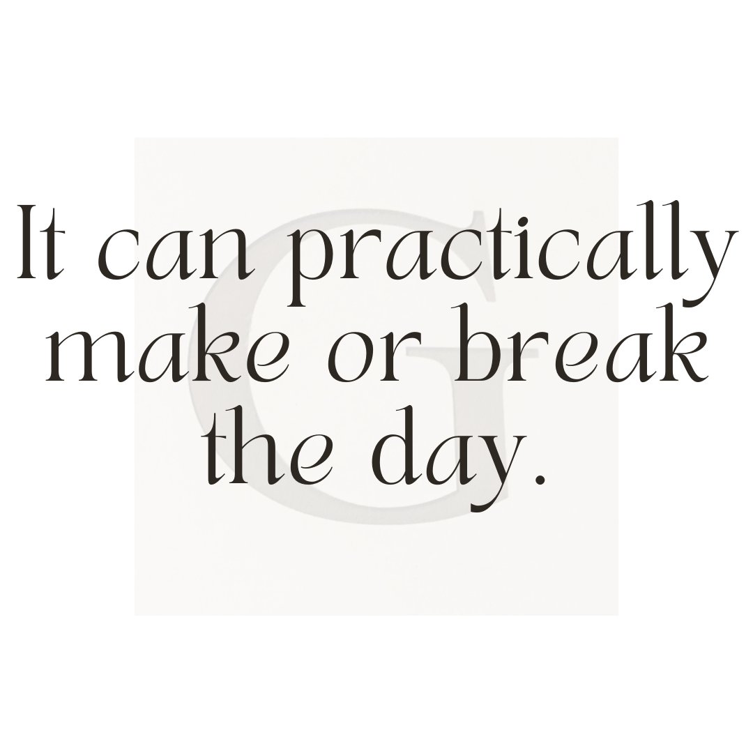 I am at the point in my life where my mood depends on the state of my back.
