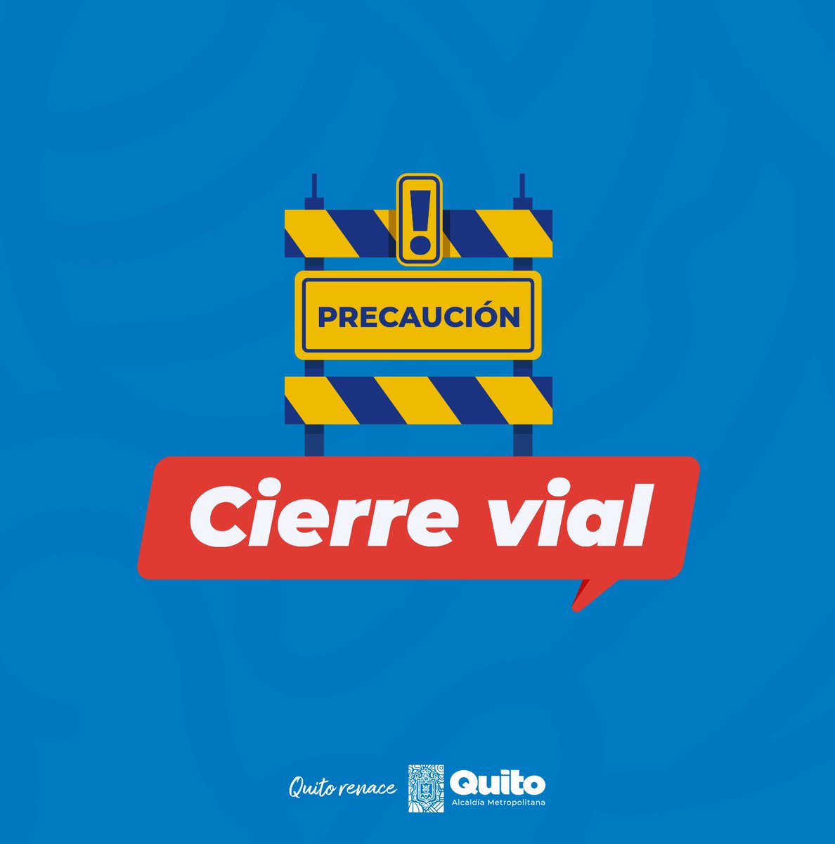 🚨 #CierreVialQuito | 

📍 Sector: Tumbaco
🛣️ Lugar: av. Oswaldo Guayasamín y Belermo
🚧 Cierre: dos carriles sobre la av. Oswaldo Guayasamín sentido Quito-Pifo
⚠️ Motivo: incendio estructural.

⚠️ Con precaución 
 ☀ #QuitoRenace