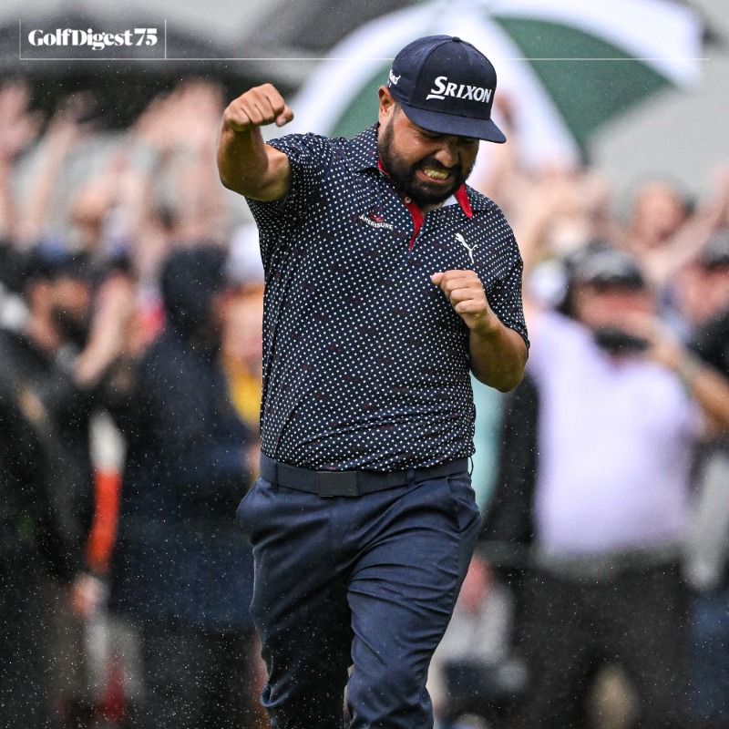 GolfDigest's tweet photo. J.J. Spaun will go down as one of the great underdog stories of the U.S. Open. 🙌