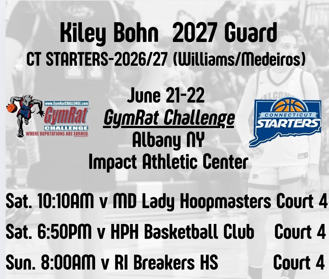 Come watch us play in Albany, at the GymRat Challenge!