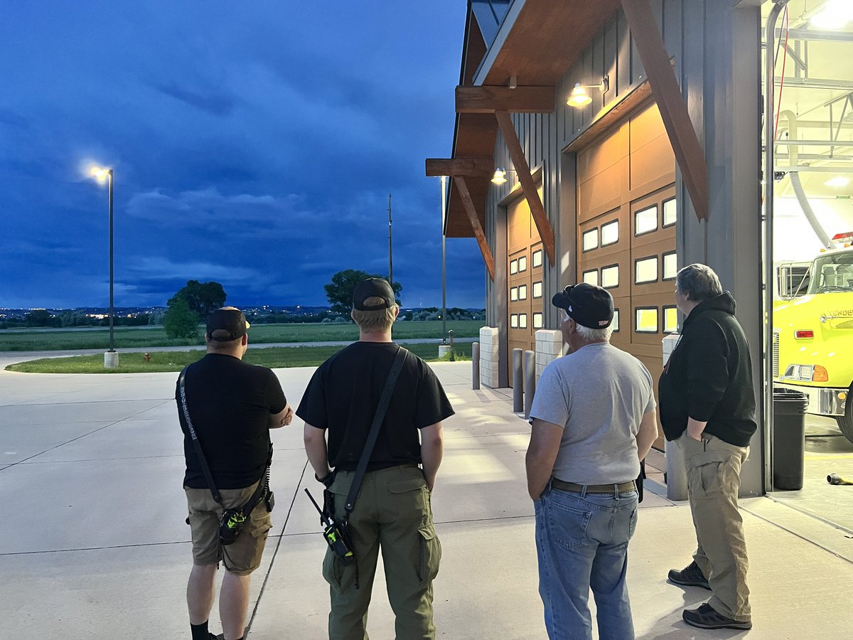 Kobes, Tjaden and I outside the <a href="/RapidValleyVFD/">Rapid Valley VFD</a> station watching the clouds with the young fellas. We’re telling them about the good old days when <a href="/Unstable_Air/">Scott Stearns</a> would hold court and educate us. 
#sdwx