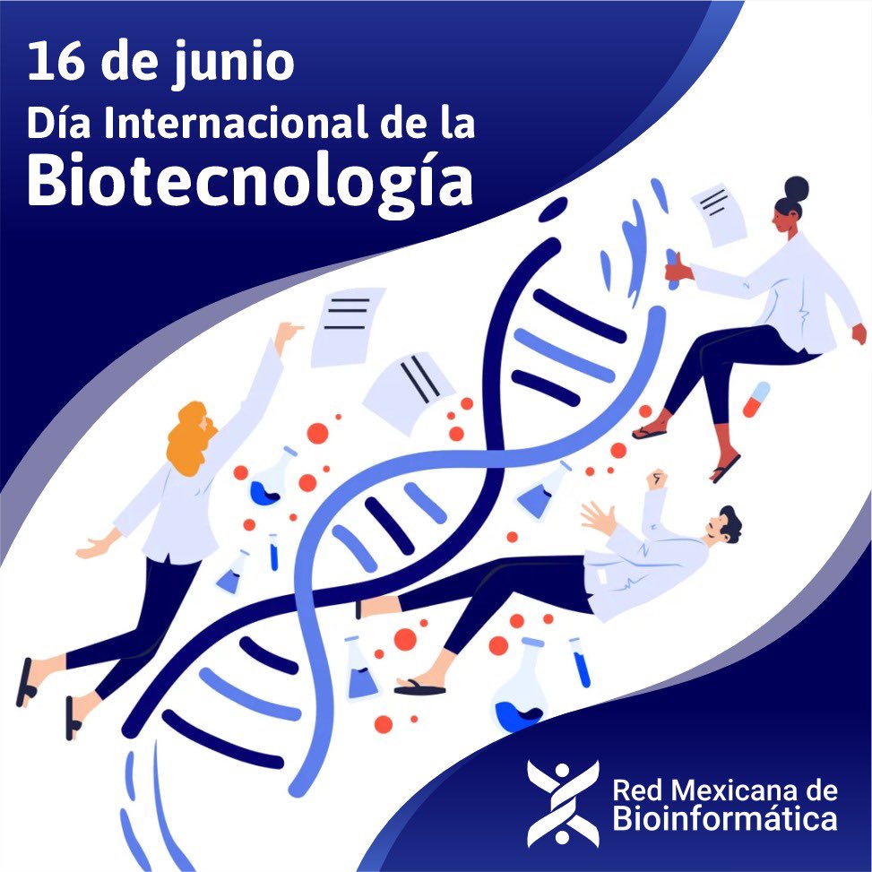 RBioinformatica's tweet image. 🔬 Hoy, 16 de junio, celebramos el Día Internacional de la Biotecnología 🌱
Una disciplina que impulsa la salud, la sustentabilidad y la innovación.
Desde la RMB reconocemos su impacto en la ciencia y la sociedad.
#RMB #Bioinformática #Biotecnología #CienciaDesdeMexico