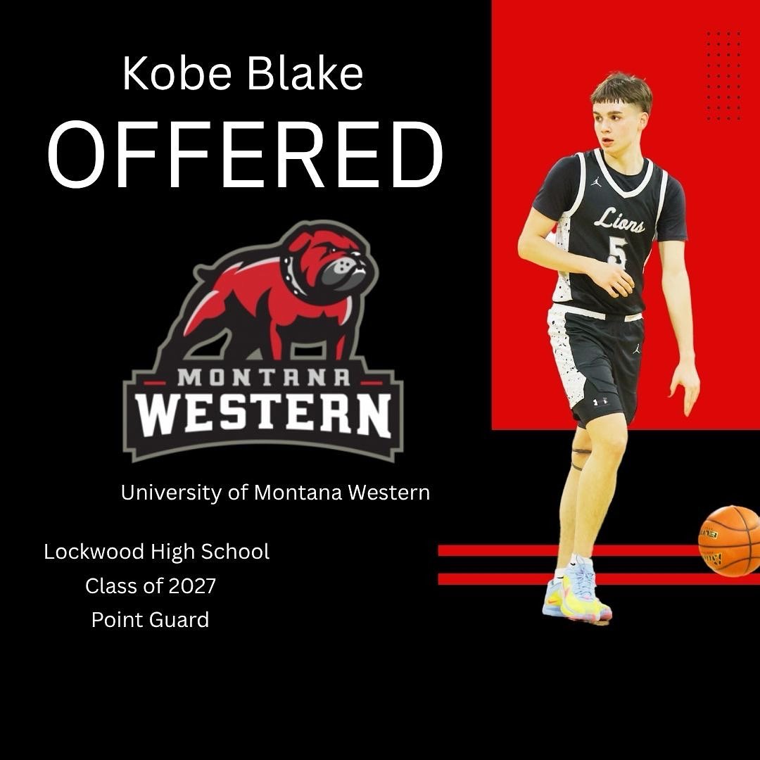 Kobe Blake (@kobe_blake8) on Twitter photo I Had a great time at the University of Montana Western team camp. After a great talk with Coach Pat and Coach Nolan, I was blessed to receive my first college offer. I’m grateful that the coaching staff believes in me. <a href="/CoachPJensen/">Patrick Jensen</a> <a href="/thetimmy12/">Timothy Nolan</a> I Had a great time at the University of Montana Western team camp. After a great talk with Coach Pat and Coach Nolan, I was blessed to receive my first college offer. I’m grateful that the coaching staff believes in me. <a href="/CoachPJensen/">Patrick Jensen</a> <a href="/thetimmy12/">Timothy Nolan</a>