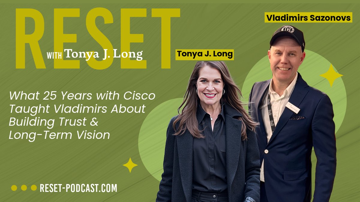 Listening to "What 25 Years with Cisco Taught Vladimirs About Building Trust &amp; Long-Term Vision" at  youtu.be/82we9F6Aa3g