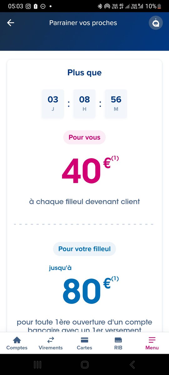 sharane_19's tweet photo. BOURSORAMA BANK

50€ sans dépôt ou 80€ avec dépôt de 1€

Mon lien pour te rediriger directement : https://t.co/XbZlWkTSxR
Détails ci-dessous
#BOURSORAMA #RomaindeSFR #SFR #BoursoBank #panne #SecretStory #teamOM #teamparieurs #pannesfr https://t.co/EYGS49Qo10