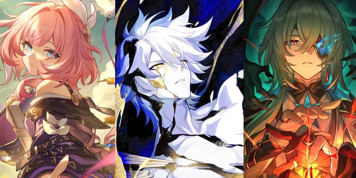 dailybugtrio's tweet image. Hello! This is an account dedicated to #Cyrene #Anaxa and #Phainon (the bugs trio) platonically from #HonkaiStarRail you can send anonymously by bugtrio.straw.page
rts and follows are appreciated ♡