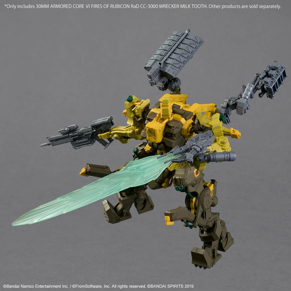30mlabel_en's tweet image. #30MM NEW ITEM Information📣
30MM ARMORED CORE Ⅵ FIRES OF RUBICON RaD CC-3000 WRECKER MILK TOOTH
#30ML #PlasticModelKit