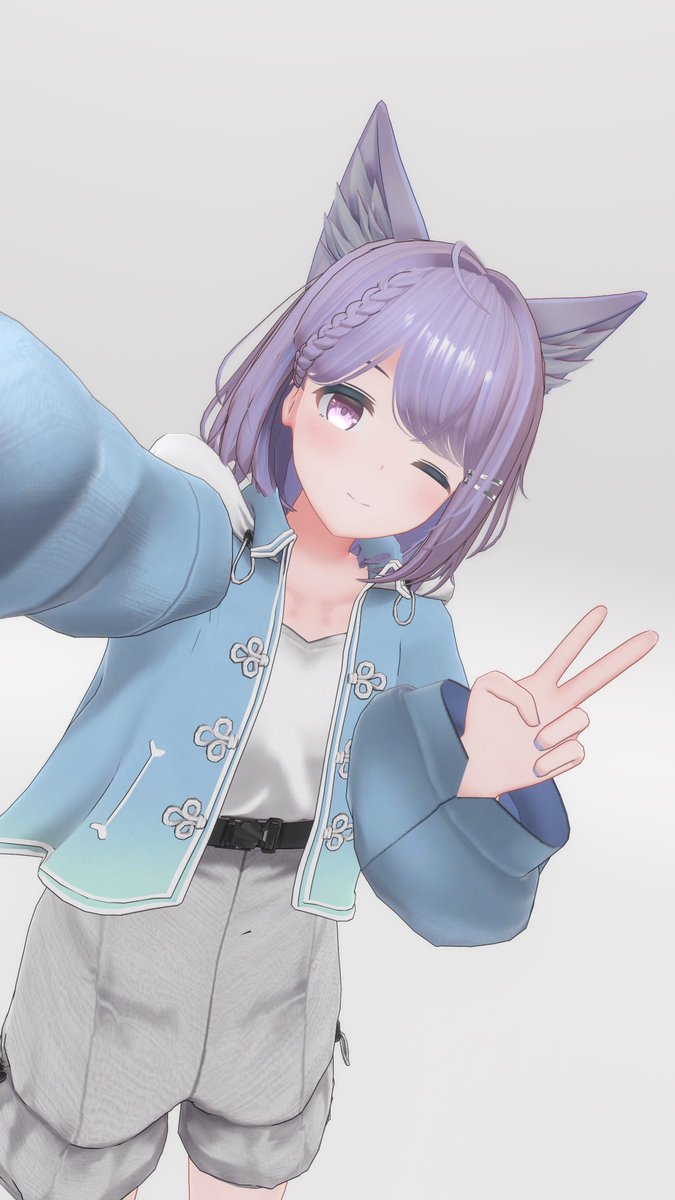アバターの方向性定まってきた☺️
ルナトくんの改変楽しい！！ #VRChat #VRC
