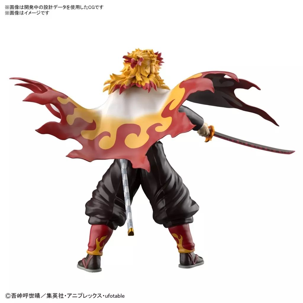 煉獄杏寿郎 羽織 額装 絵 煉獄杏寿郎（正面）＊鬼滅の刃イラスト（ハガキサイズ＆A4サイズ