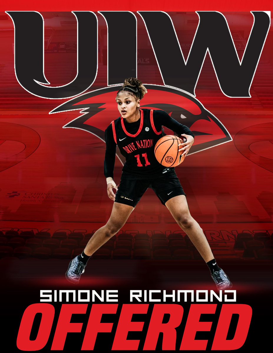 Simone Richmond (@simone_2026) on Twitter photo After a solid <a href="/Tabchoops/">𝙏𝘼𝘽𝘾🏀📋</a> Showcase and great conversation with <a href="/thePLAYERway/">Jhasmin Player</a> this week… I am excited to receive an offer to play at <a href="/UIWWBB/">UIW Women's Basketball</a> ‼️ <a href="/LadyDriveNation/">LADY DRIVE NATION</a> <a href="/Allen_GBB/">Allen Lady Eagles Basketball</a> #TheWord | #TakeFlight After a solid <a href="/Tabchoops/">𝙏𝘼𝘽𝘾🏀📋</a> Showcase and great conversation with <a href="/thePLAYERway/">Jhasmin Player</a> this week… I am excited to receive an offer to play at <a href="/UIWWBB/">UIW Women's Basketball</a> ‼️ <a href="/LadyDriveNation/">LADY DRIVE NATION</a> <a href="/Allen_GBB/">Allen Lady Eagles Basketball</a> #TheWord | #TakeFlight