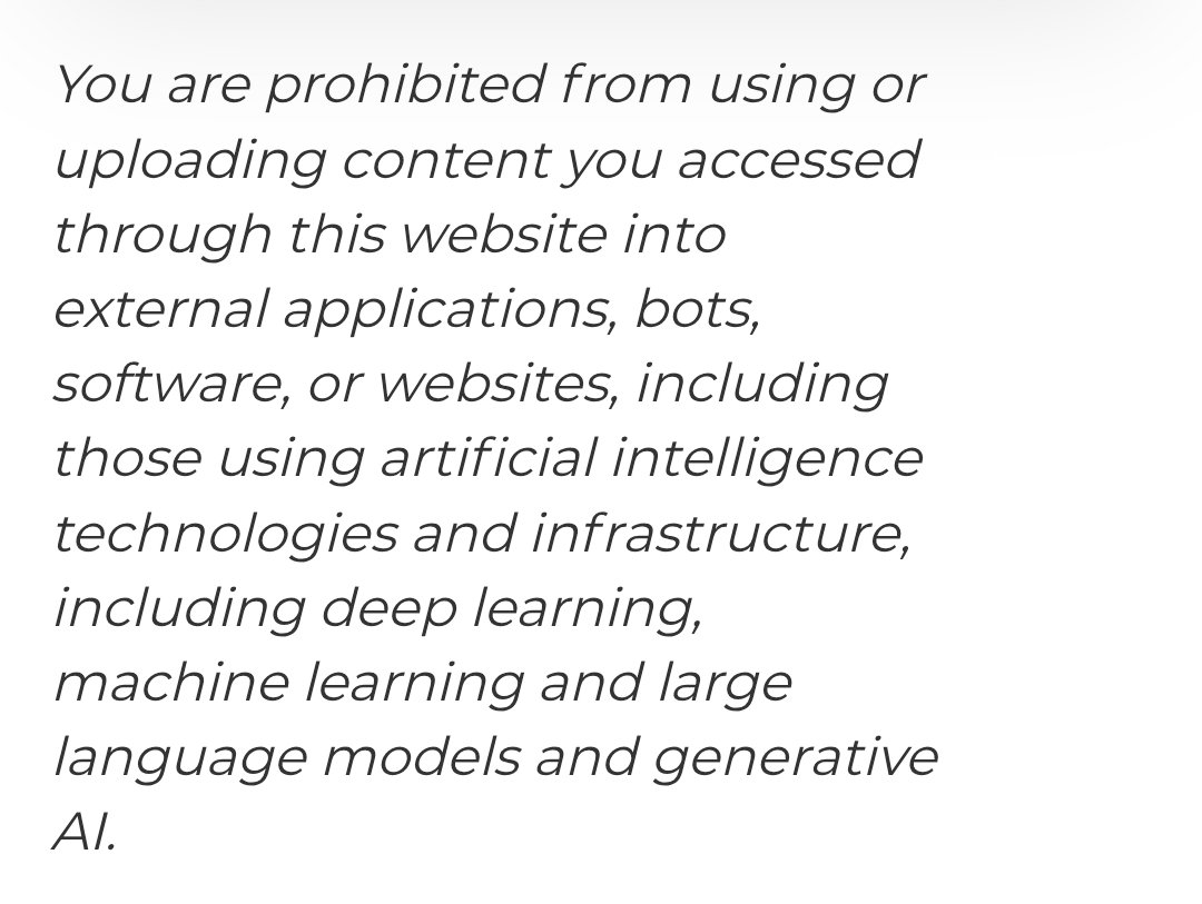 Found on a journal website today #AI