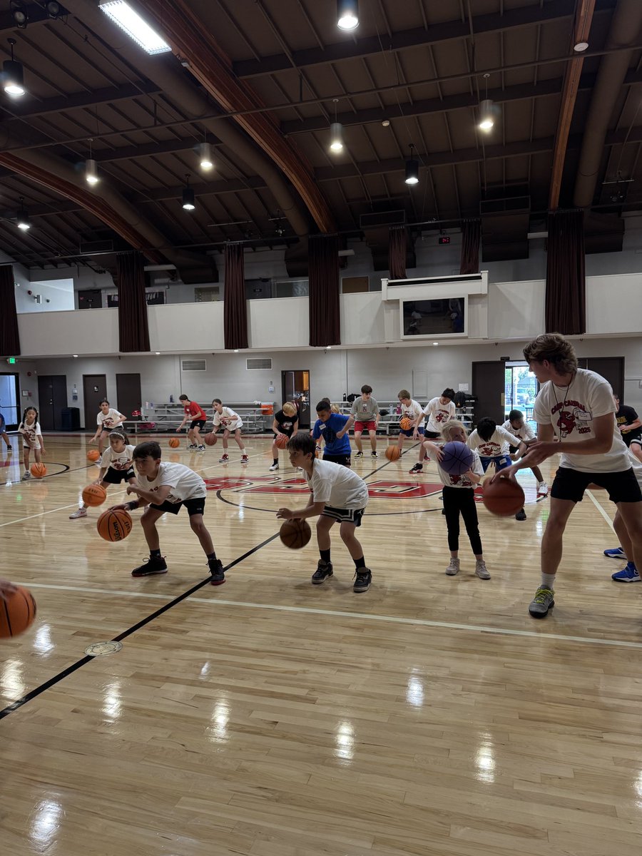 LeroyThompson_'s tweet photo. Camp Cardinal was a blast—full of joy, energy, and Kingdom impact! So proud of our high school boys for the way they led in the gym and poured into the kids all week. Grateful to be back and be a part of the SCCS community! https://t.co/1tCIplyrIM