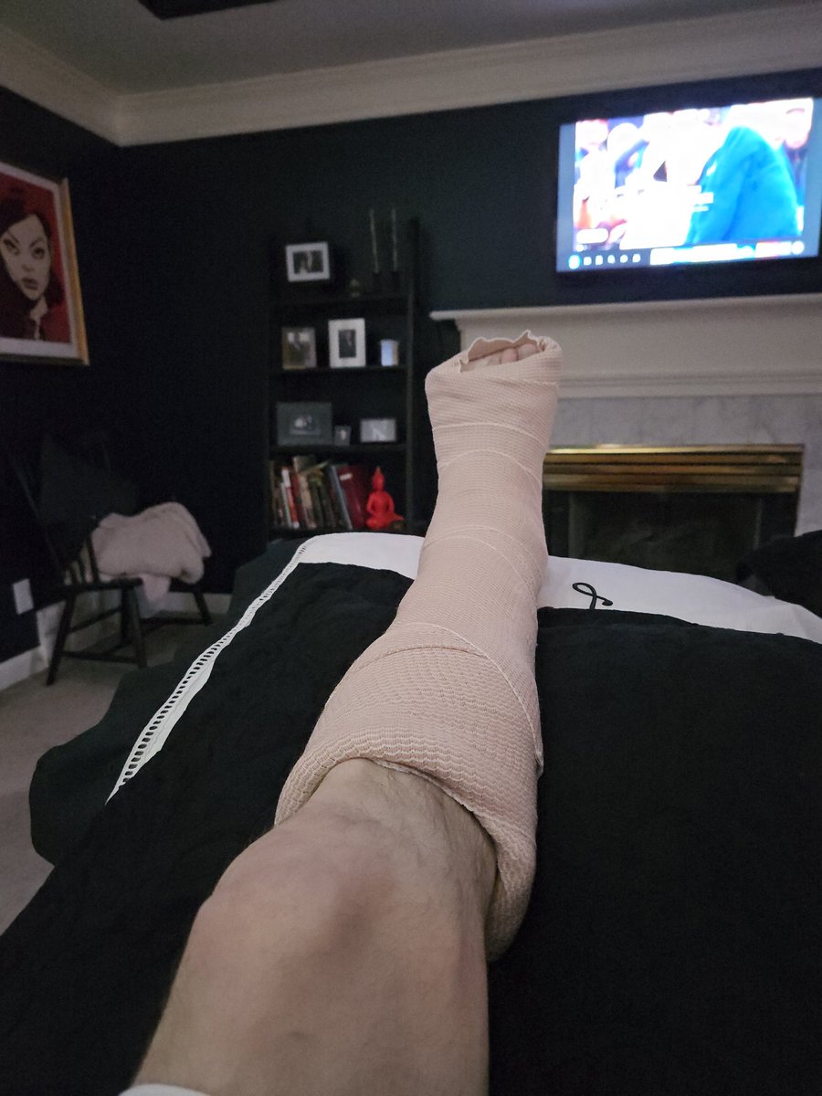 Guess I'll be grilling on one foot this summer. Maybe a spatula mod to my crutches. 🩼🩼