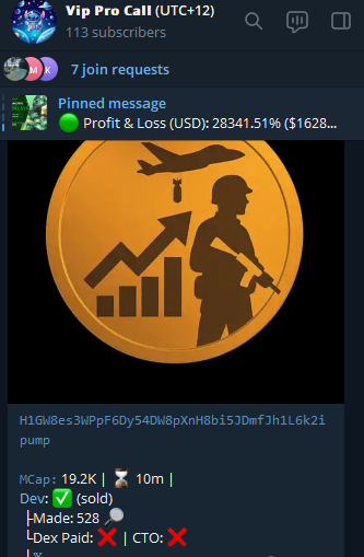 Bunny_Crypto0's tweet photo. #mevx #Nova $SOL
$Warflation #Warflation
Ca:
H1GW8es3WPpF6Dy54DW8pXnH8bi5JDmfJh1L6k2ipump
Mcap: 19k
The signal information you need is here.
Prv: https://t.co/Kkvb2Gnuk8 https://t.co/HuGCNoR0GD