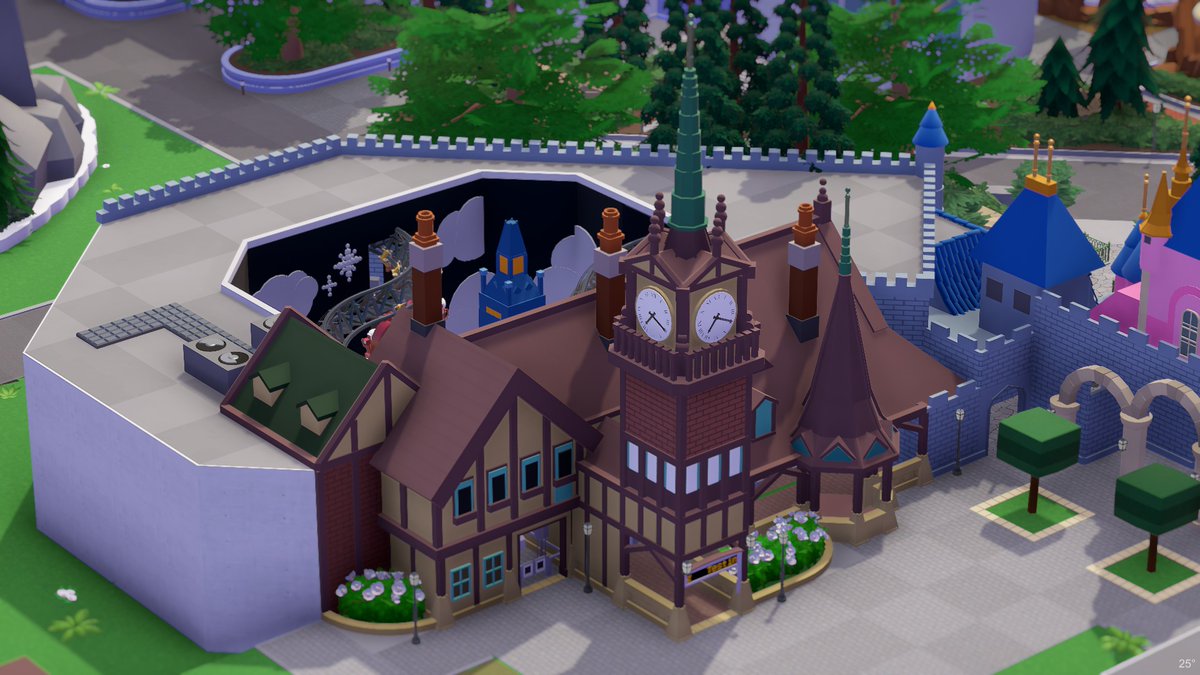 AstroTron92's tweet image. Second star to the right and straight on 'til morning. #parkitect #Disneyland