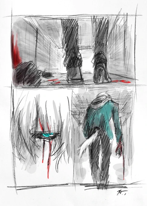 迷走  #イラスト 