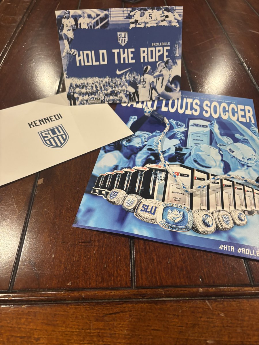 Kennedi Sims (@kennedisims08) on Twitter photo Thank you to <a href="/SLUWSoccer/">Saint Louis Women's Soccer</a> for the mail!
#holdtherope <a href="/Coach_MegLink/">Megan Link</a> <a href="/kshields12/">katie shields</a> Thank you to <a href="/SLUWSoccer/">Saint Louis Women's Soccer</a> for the mail!
#holdtherope <a href="/Coach_MegLink/">Megan Link</a> <a href="/kshields12/">katie shields</a>