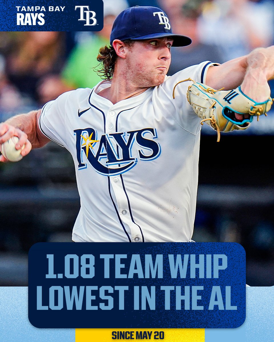 Don't sleep on the Rays pitching staff either! 😤