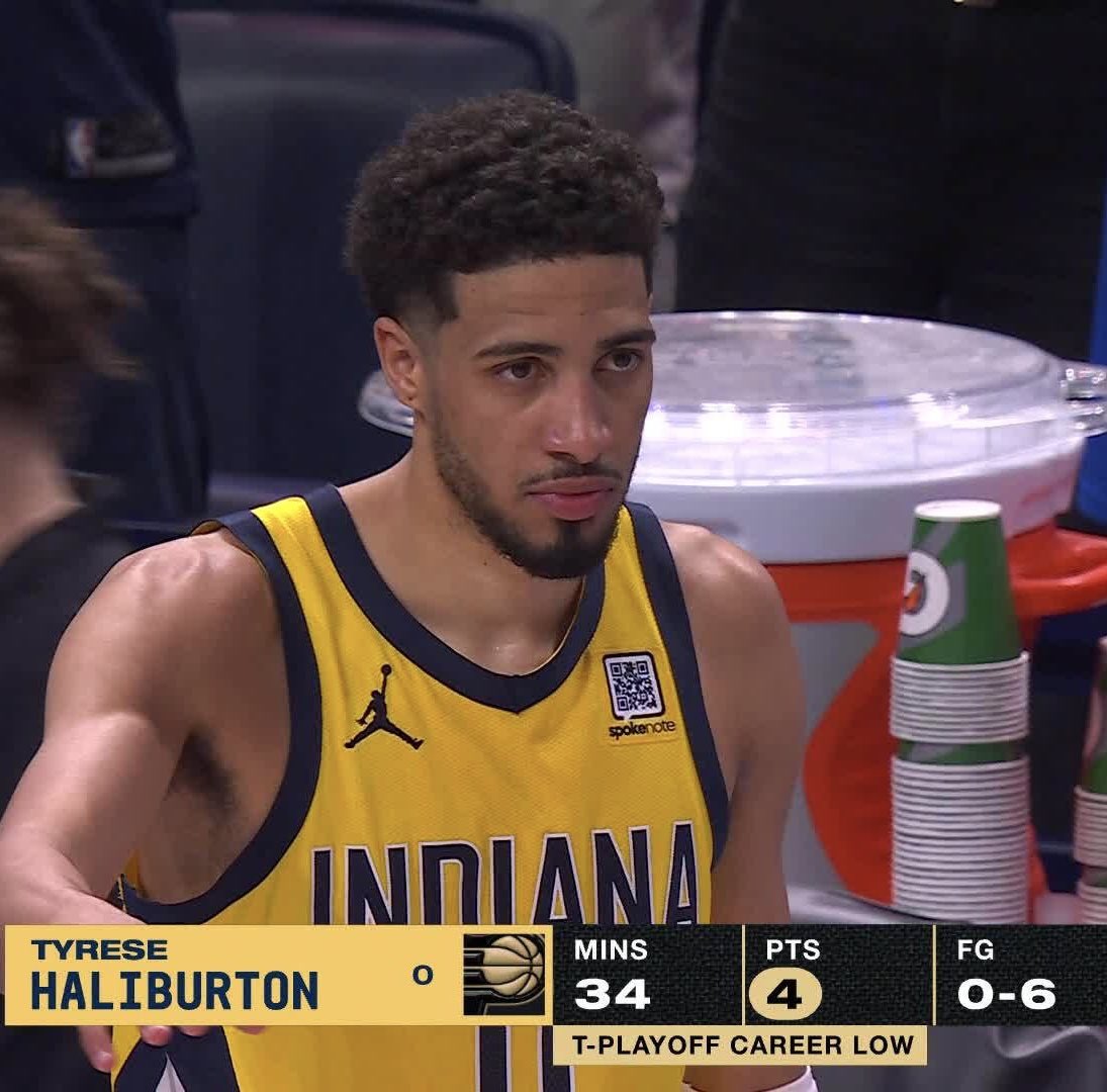 Rough night for Hali and the Pacers. 

Will Indy force a Game 7? 👀